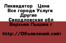 Ликвидатор › Цена ­ 1 - Все города Услуги » Другие   . Свердловская обл.,Верхняя Пышма г.